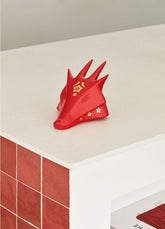 The Dragon Sculpture, Red/Gold
